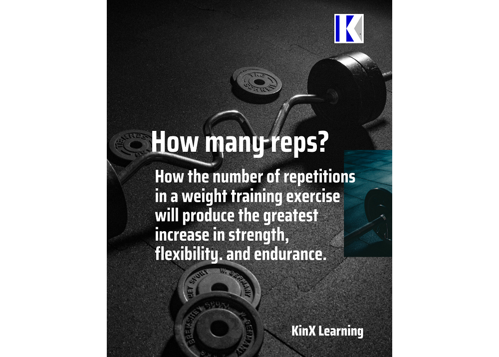 General Guidelines for Reps in Weight Training Exercises