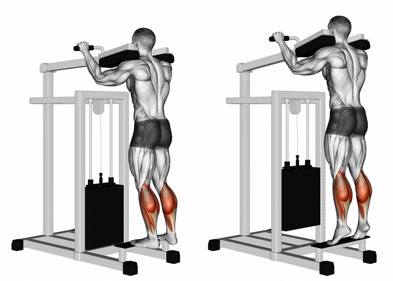 Maximize Calf Growth: Heel Raise Variations with Toes Straight, Inward